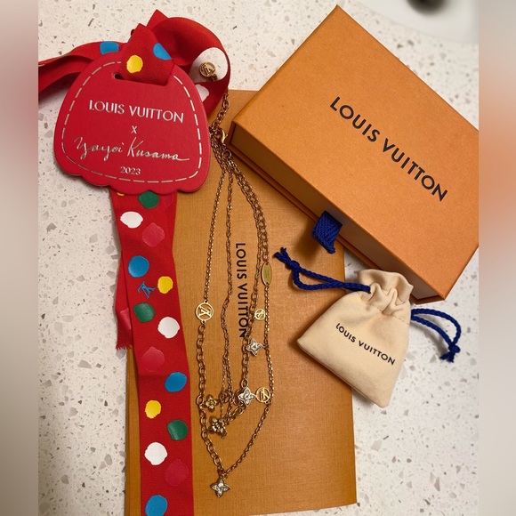 Beautiful original Louis Vuitton Blossom Strass Necklace - Picture 3 of 3